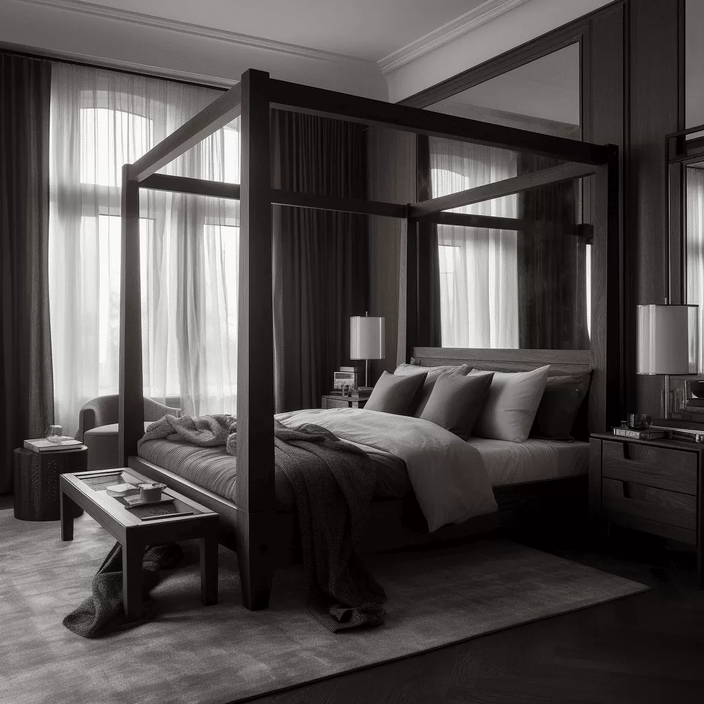 dark wood bedroom designs