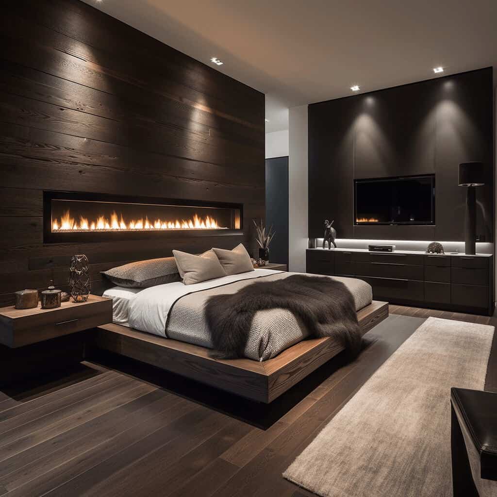 dark wood furniture bedroom