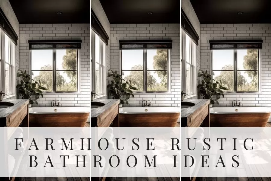 farmhouse rustic bathroom ideas