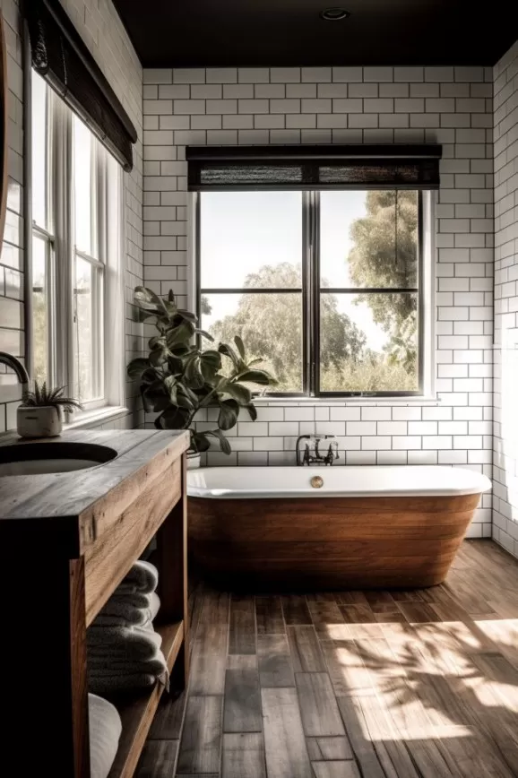 farmhouse rustic bathroom ideas