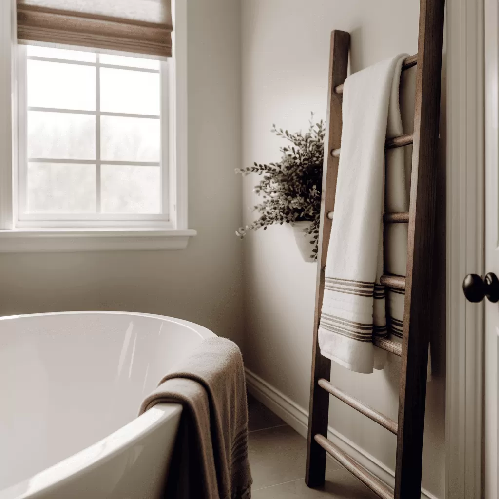 farmhouse rustic bathroom ideas brown