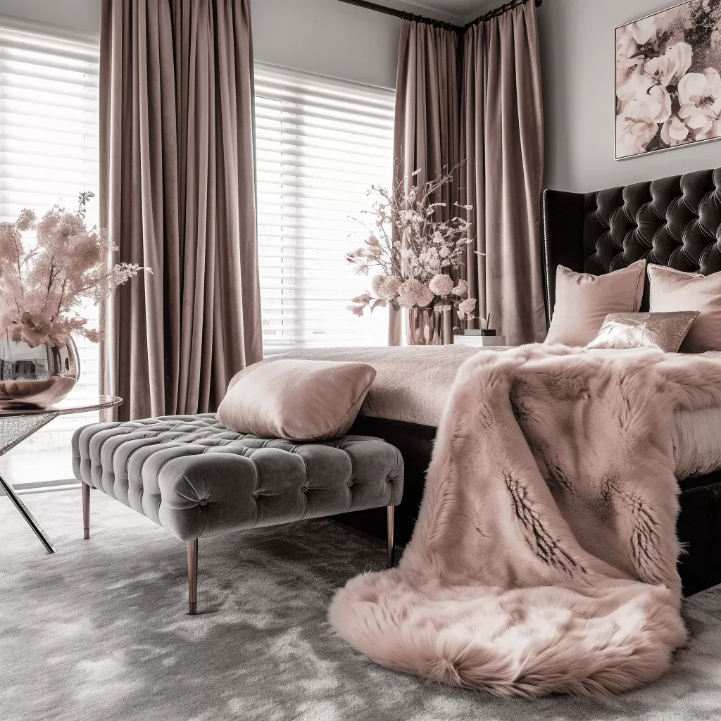 glam decor on a budget black