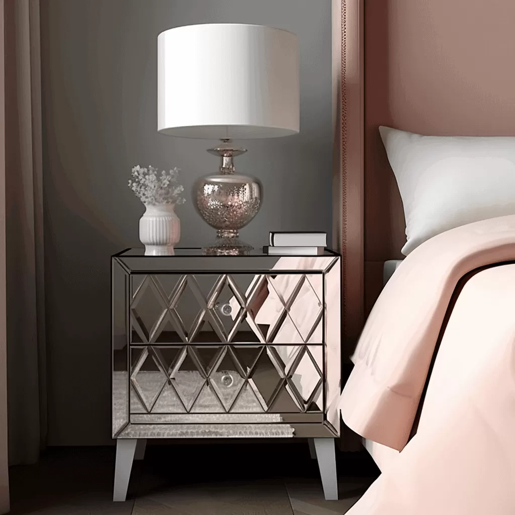 glam decor on a budget blue