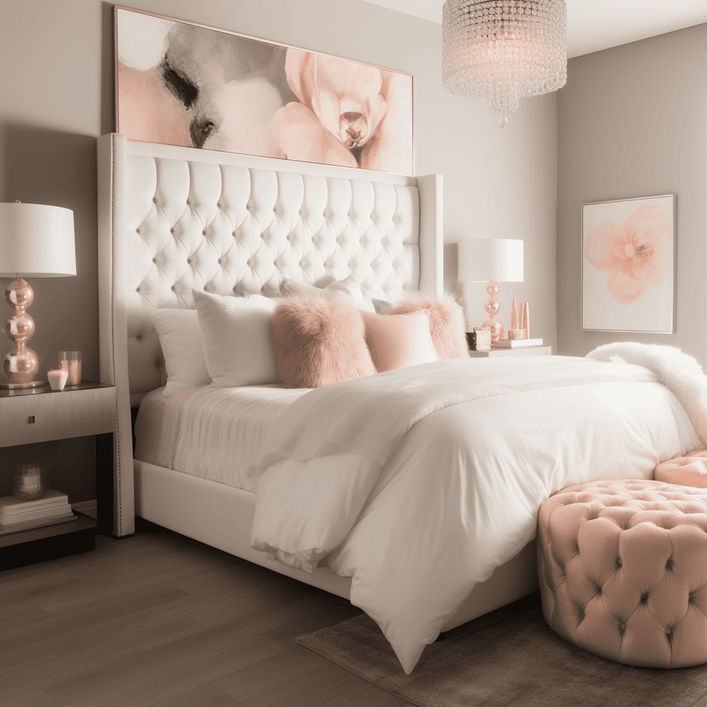 pink teenage girl bedroom