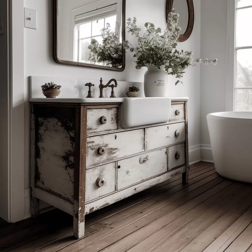 rustic farmhouse bathroom decor ideas