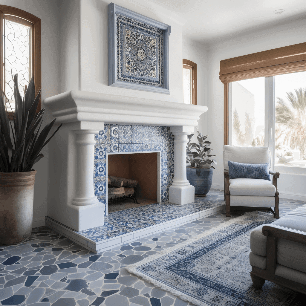 fireplace design ideas with tile