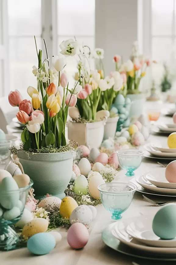 easter table decorations