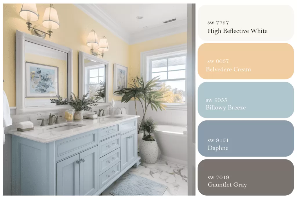 bathroom color schemes bathroom paint colors 2024