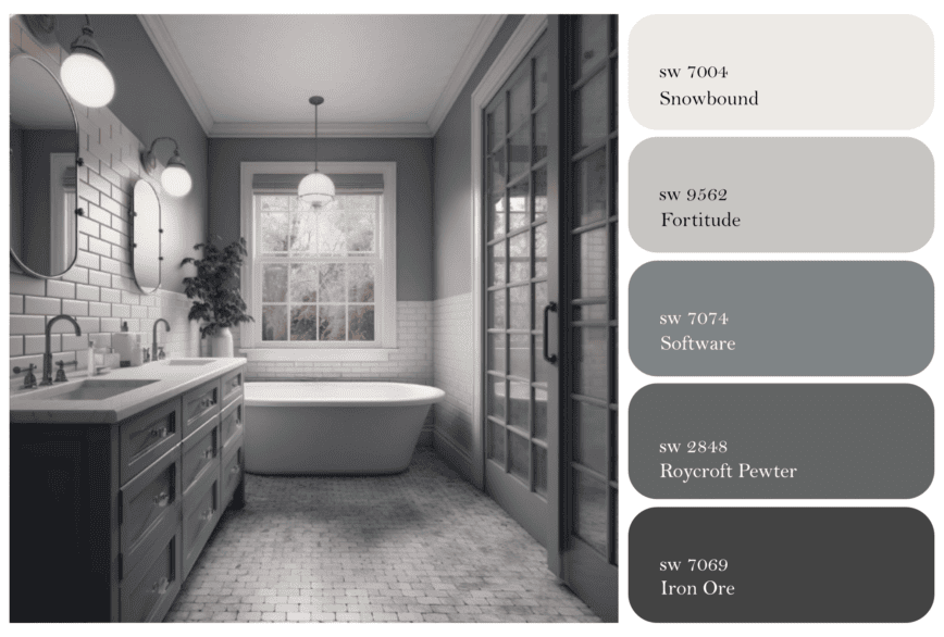 16 Gorgeous Bathroom Color Schemes That Will Instantly Relax You