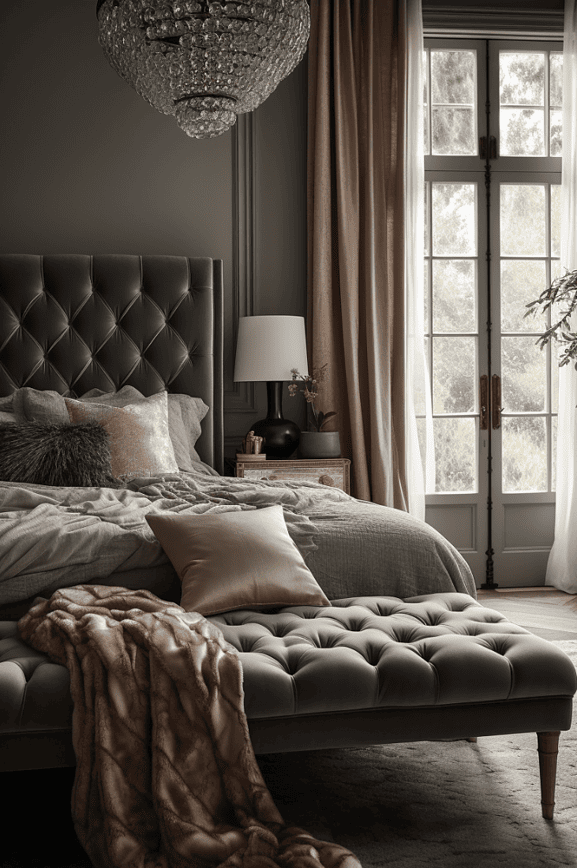 glam bedroom ideas
