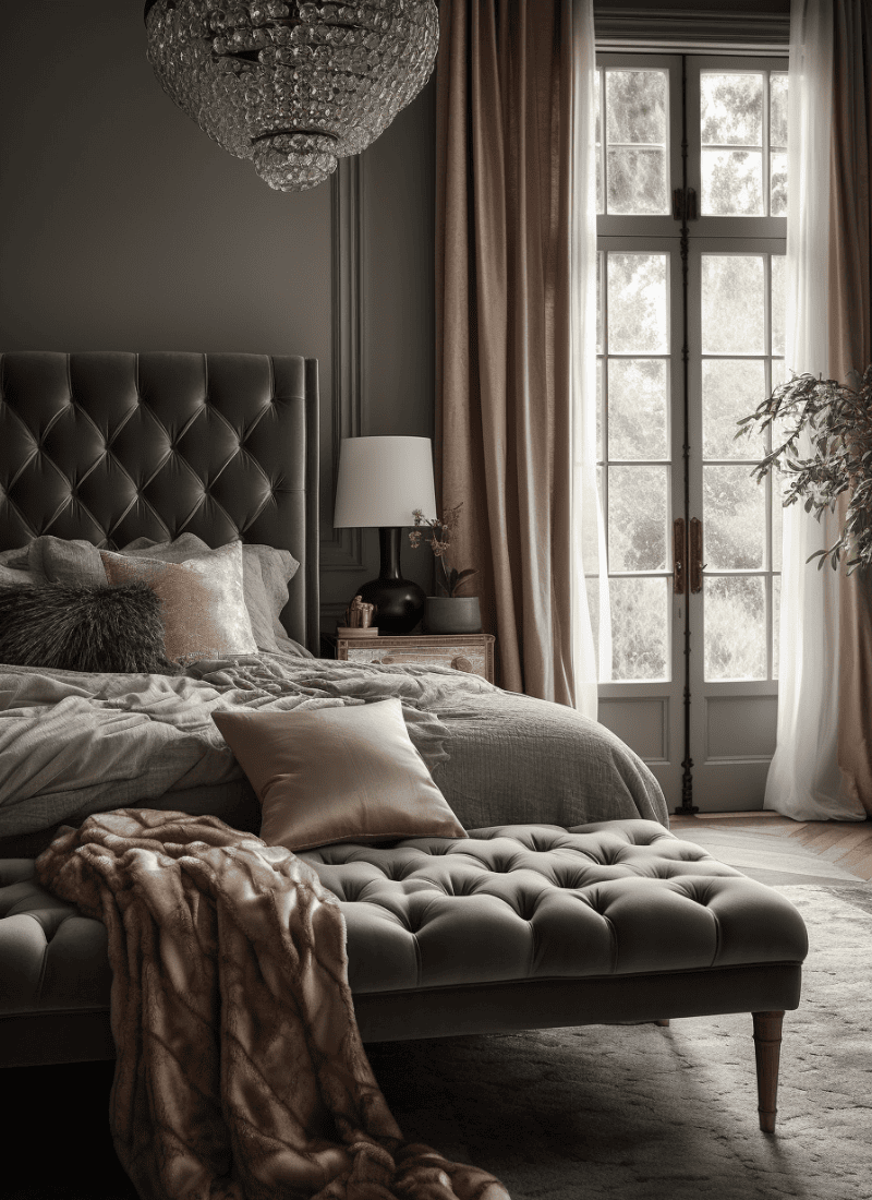 19 Glam Bedroom Ideas That Will Make Your Room Extra Glamorous - Your Home Inspo