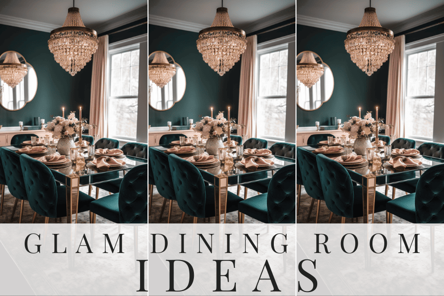 glam dining room ideas