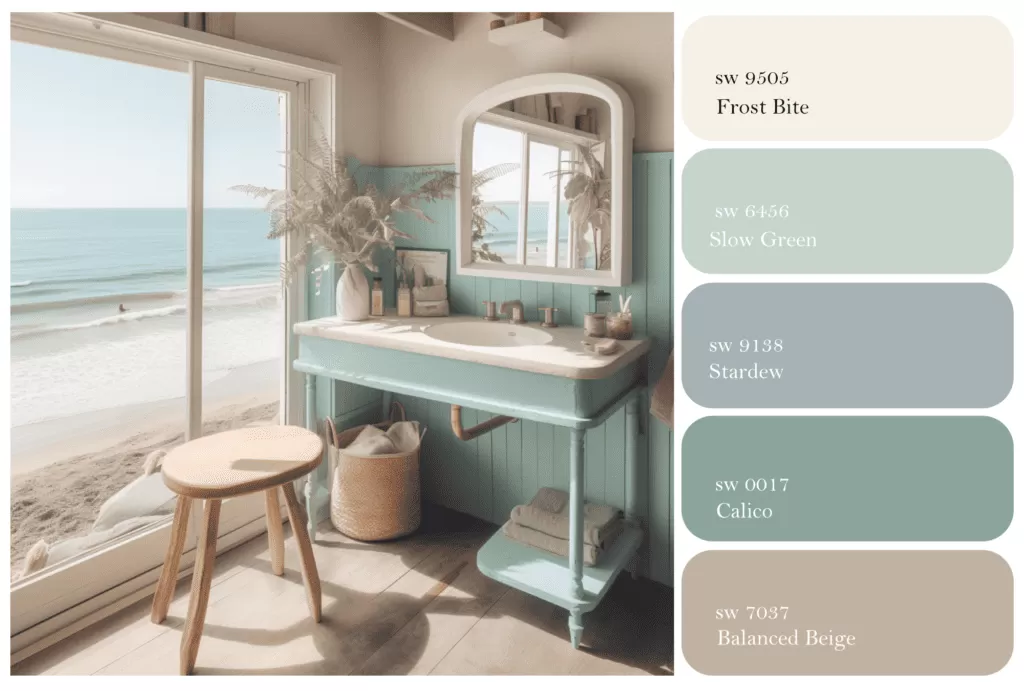 bathroom color schemes what color goes with beige bathroom tiles