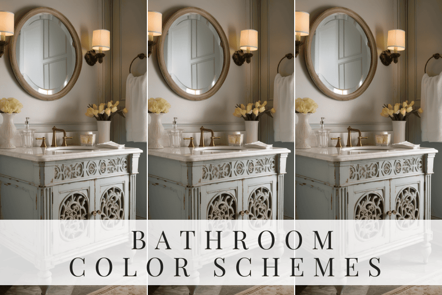 bathroom color schemes