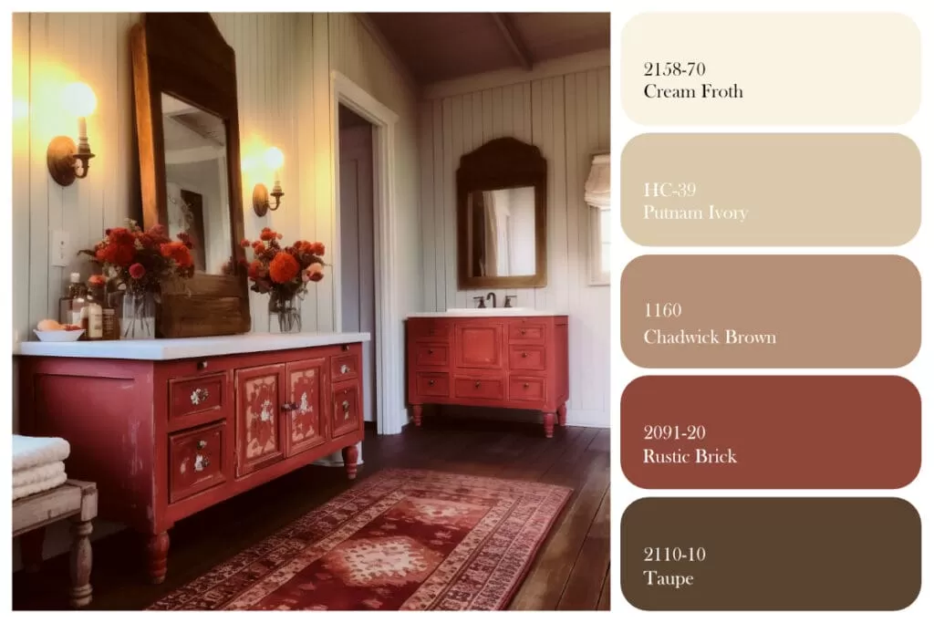 farmhouse bathroom colors farmhouse small bathroom ideas