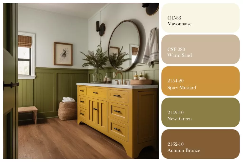 farmhouse bathroom colors rustic farmhouse bathroom