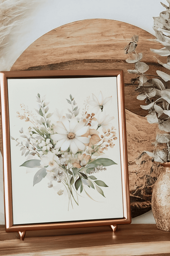 printable flower art