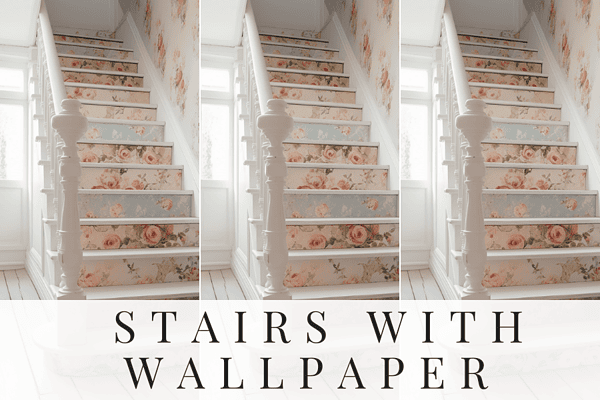 Stairs With Wallpaper ~ 12 Gorgeous Design Ideas - Your Home Inspo