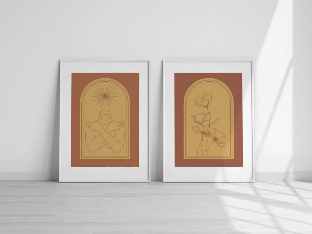 boho style wall art