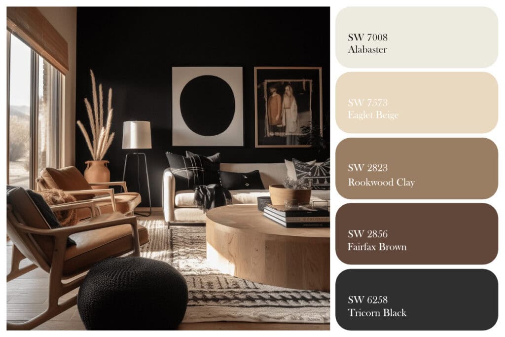 two color combination for living room walls