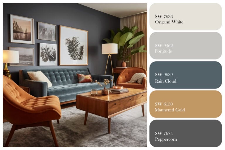25 Breathtaking Living Room Color Schemes Using Sherwin Williams Paint ...