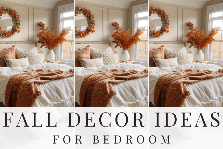 fall decor ideas for bedroom