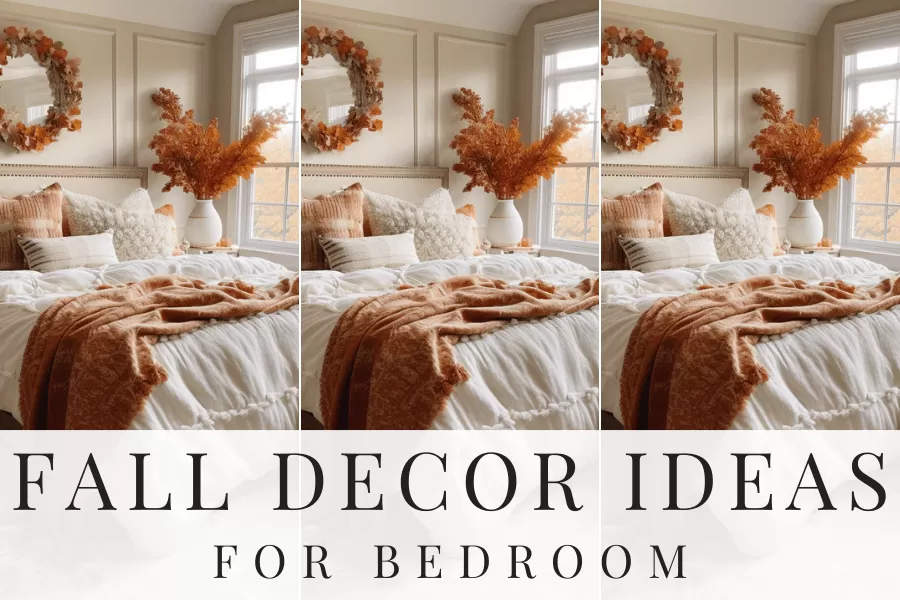 fall decor ideas for bedroom