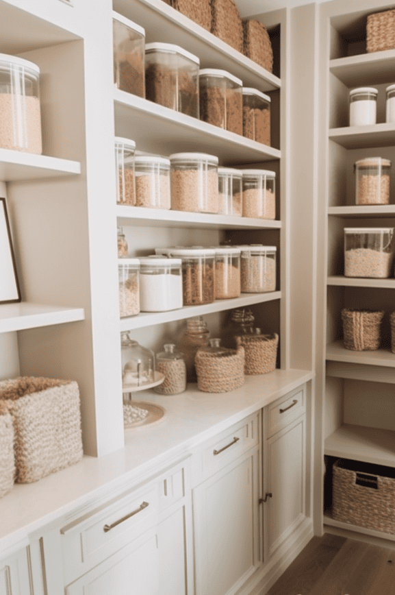 walk in pantry organization