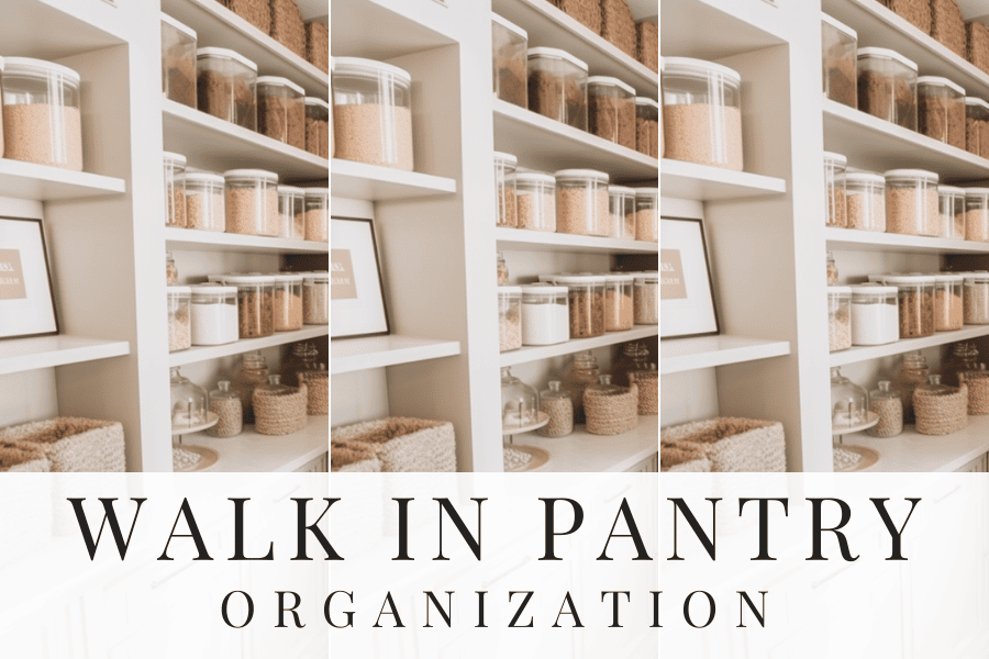 walk in pantry organization