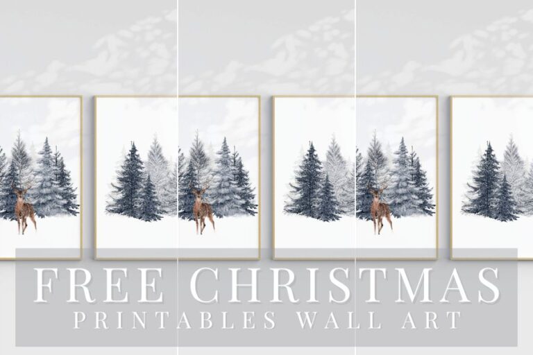 Free Christmas Printables Wall Art ~ Gorgeous Prints To Style Your Home ...