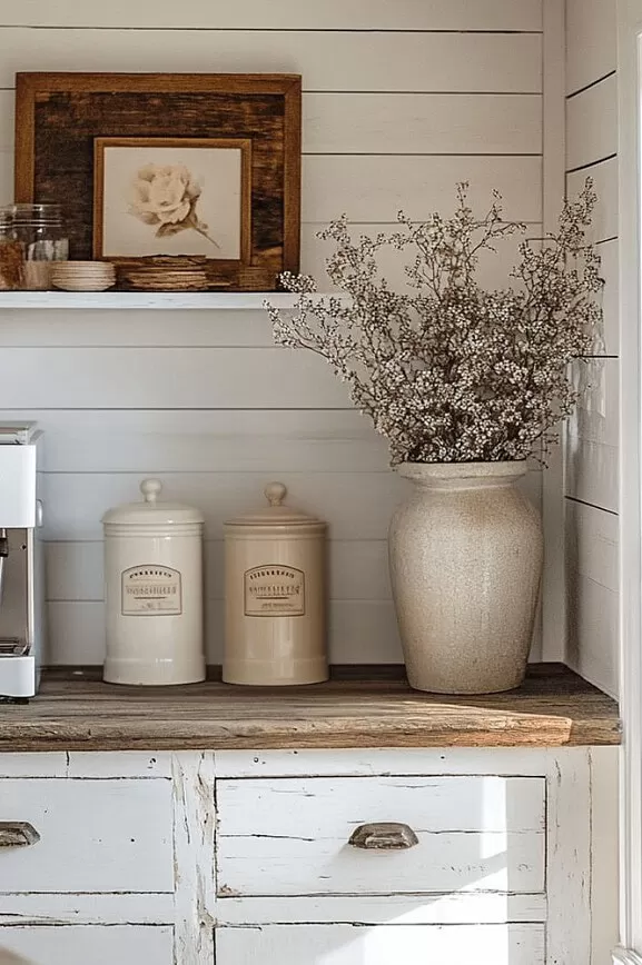 farmhouse coffee bar ideas