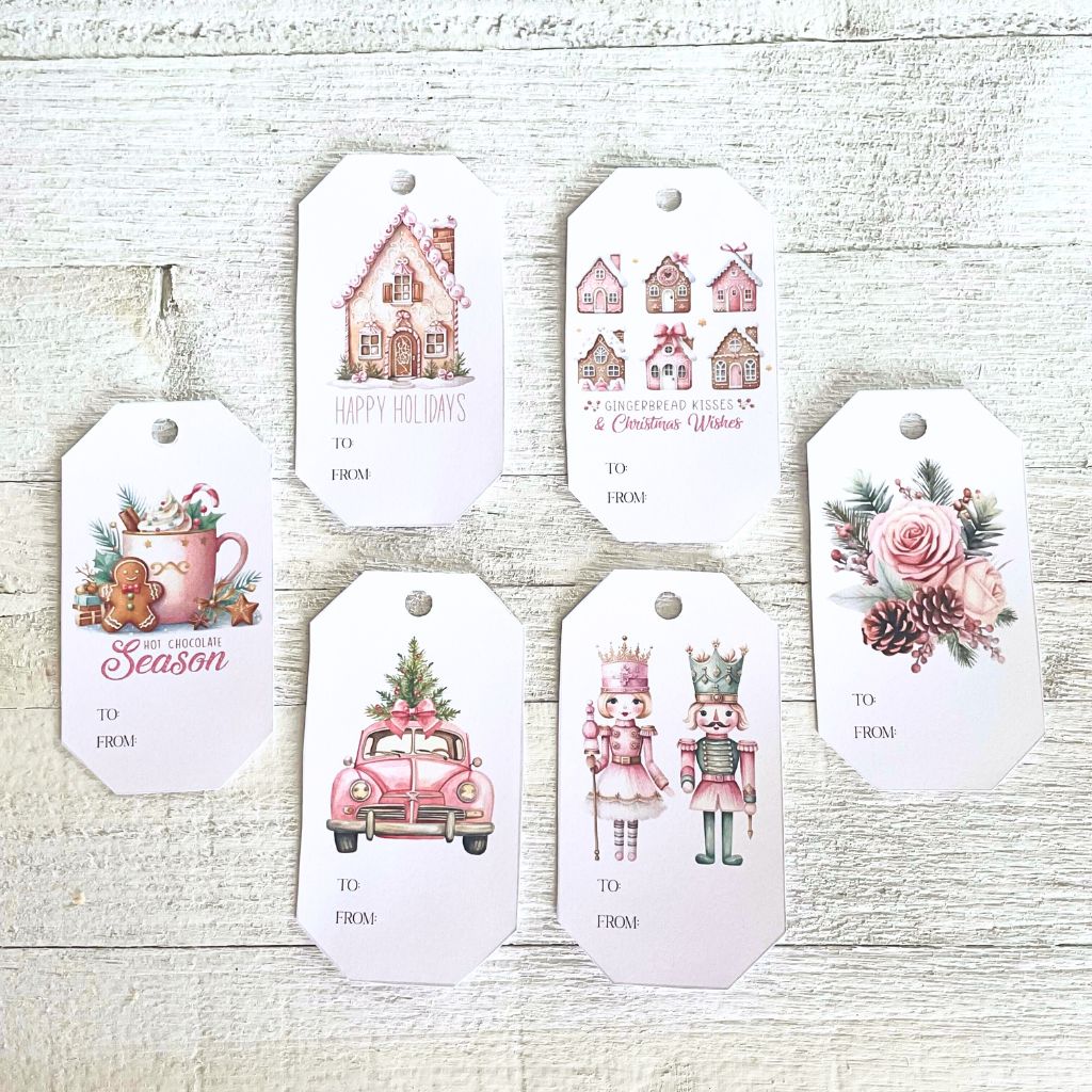 free printable christmas gift tags black and white