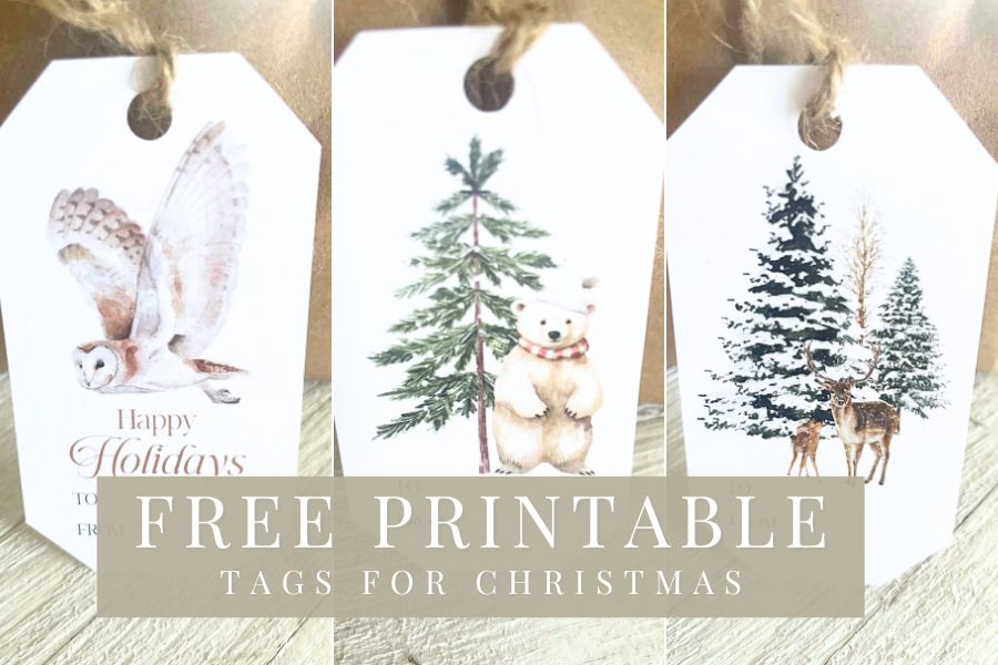 free printable tags for christmas