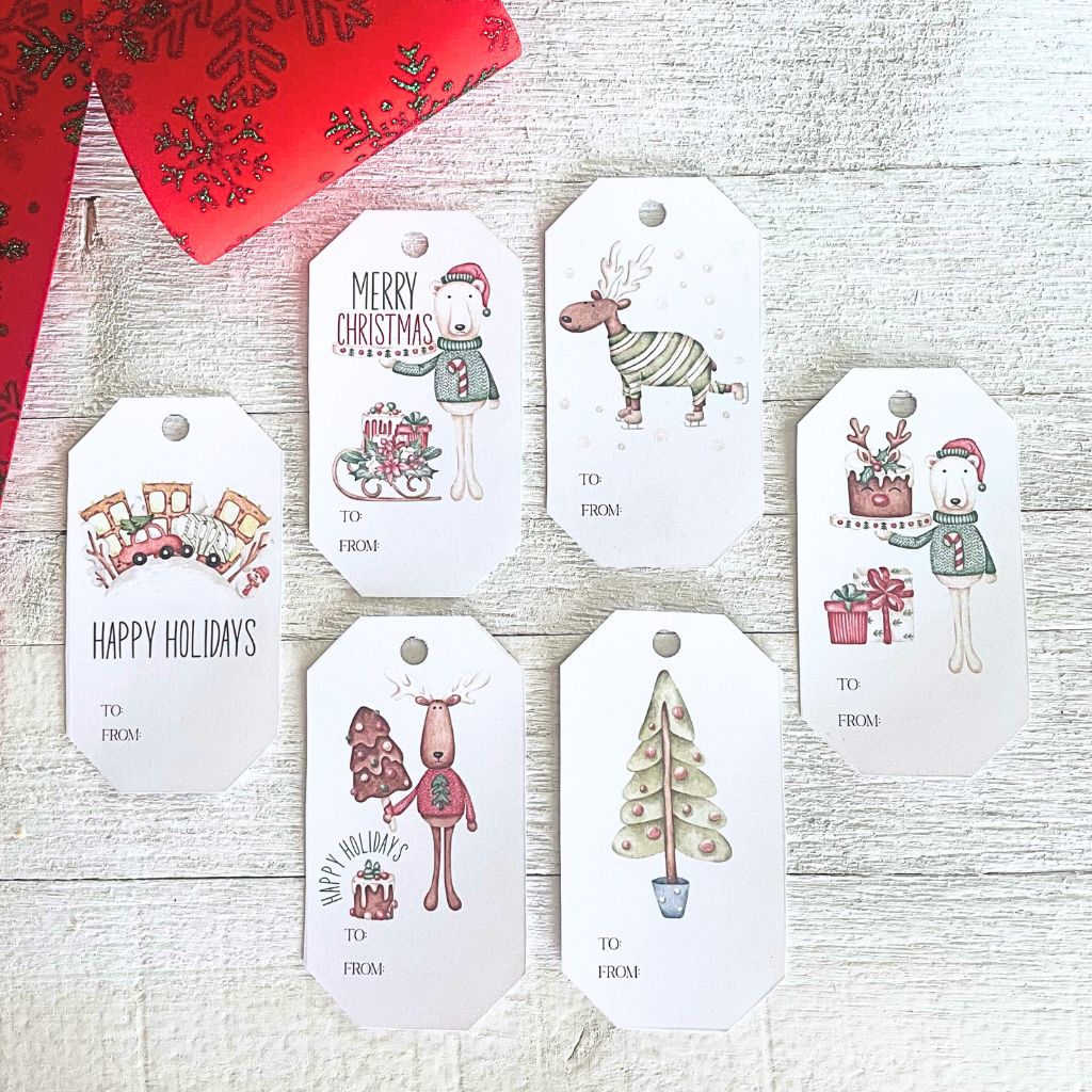 free printable vintage gift tags