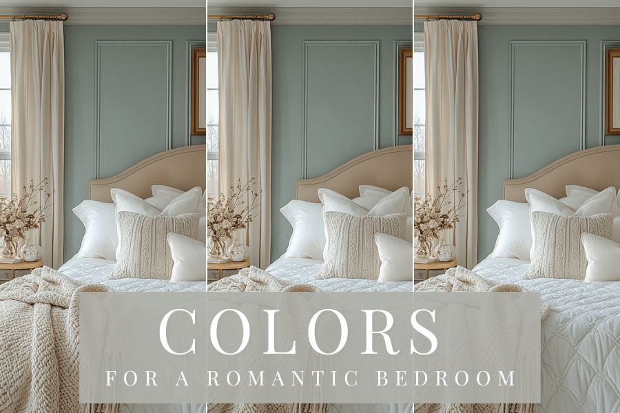 colors for a romantic bedroom