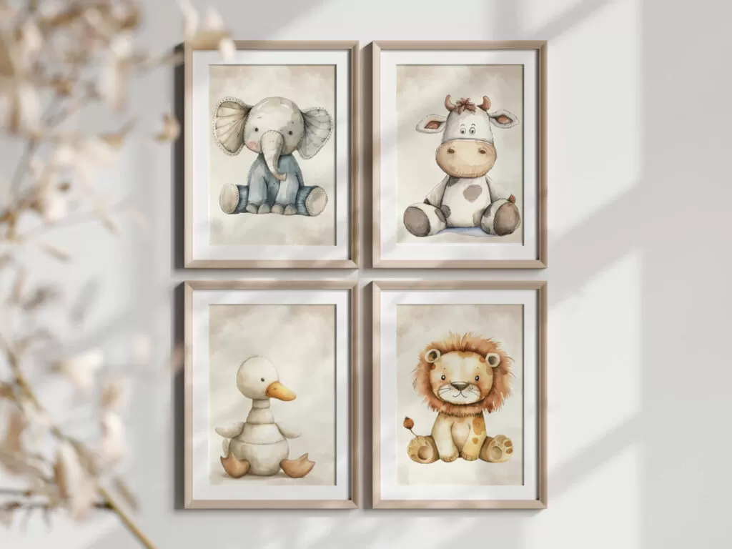 free boho nursery printables