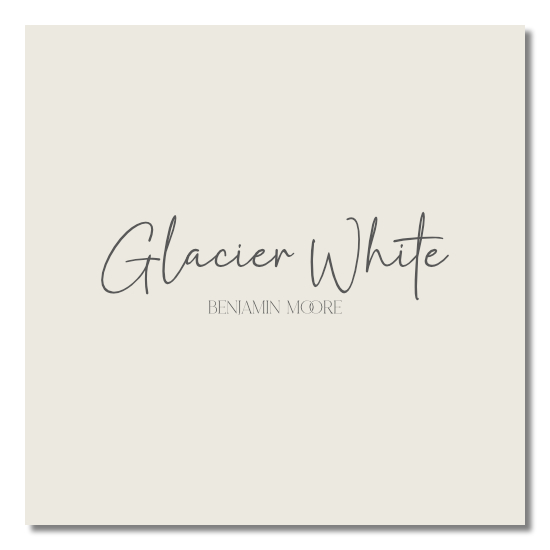 glacier white benjamin moore