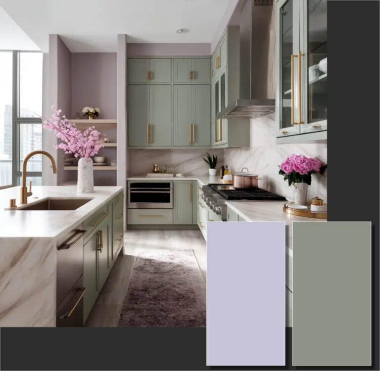 Find The Perfect Kitchen Wall And Cabinet Color Combinations For Your ...