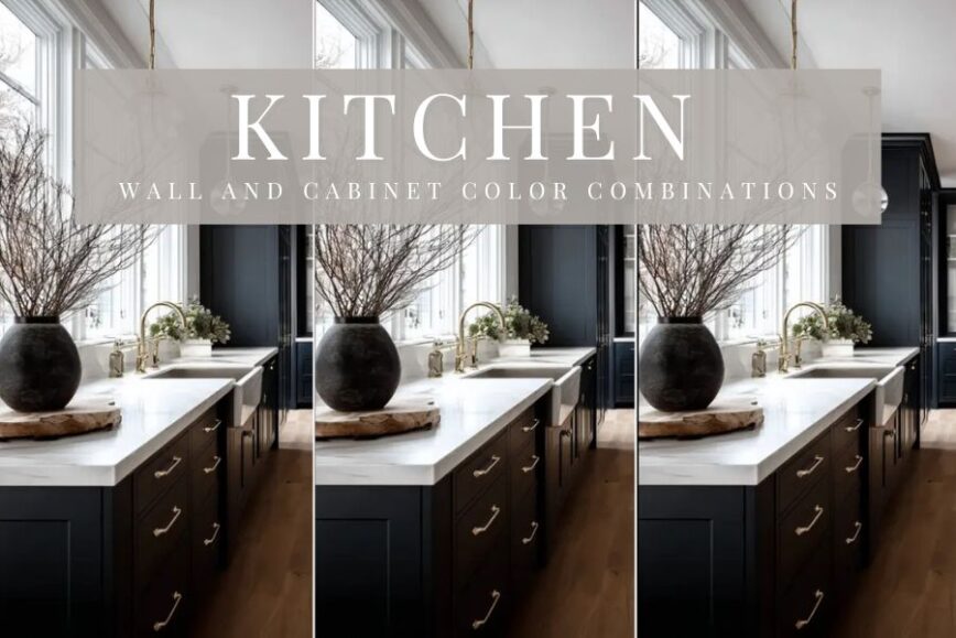 Find The Perfect Kitchen Wall And Cabinet Color Combinations For Your ...