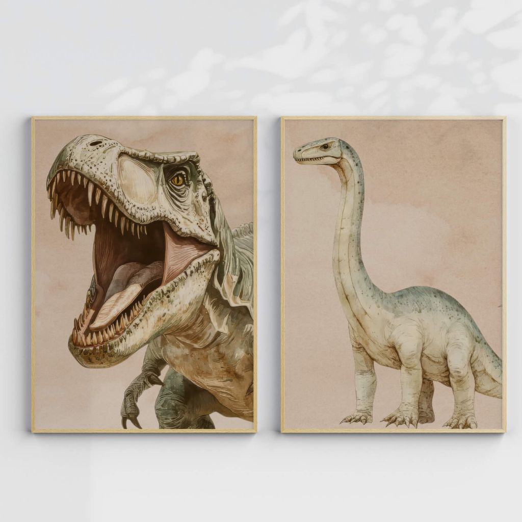 wall art dinosaur