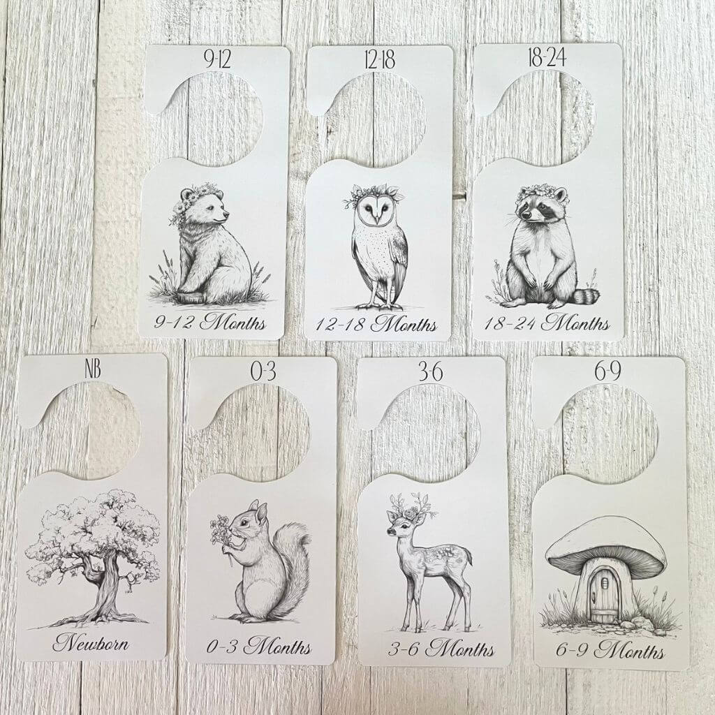 free printable closet dividers pdf