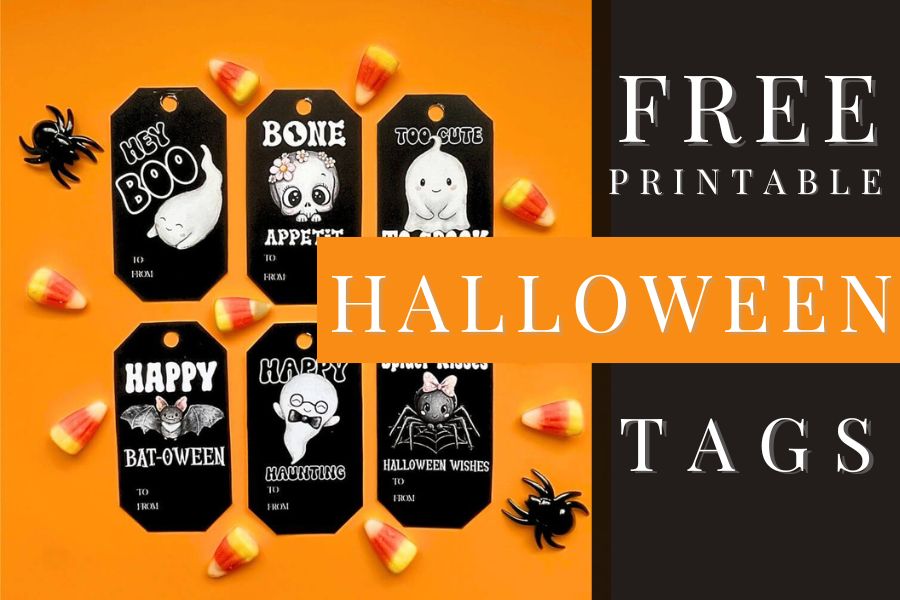 free printable halloween tags