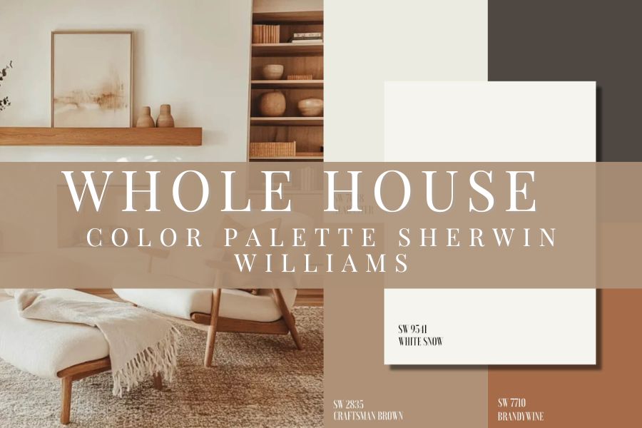 whole house color palette sherwin williams
